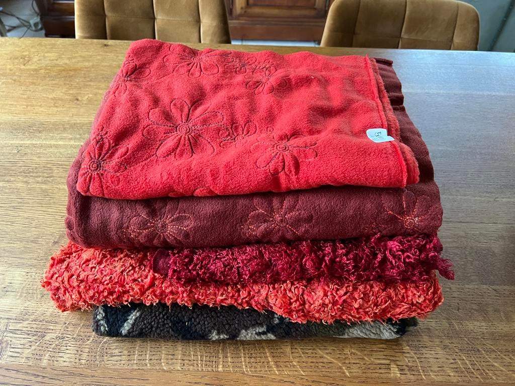 Stukje fleecestof, maak je keuze, Ophalen of Verzenden, Nieuw, Rood