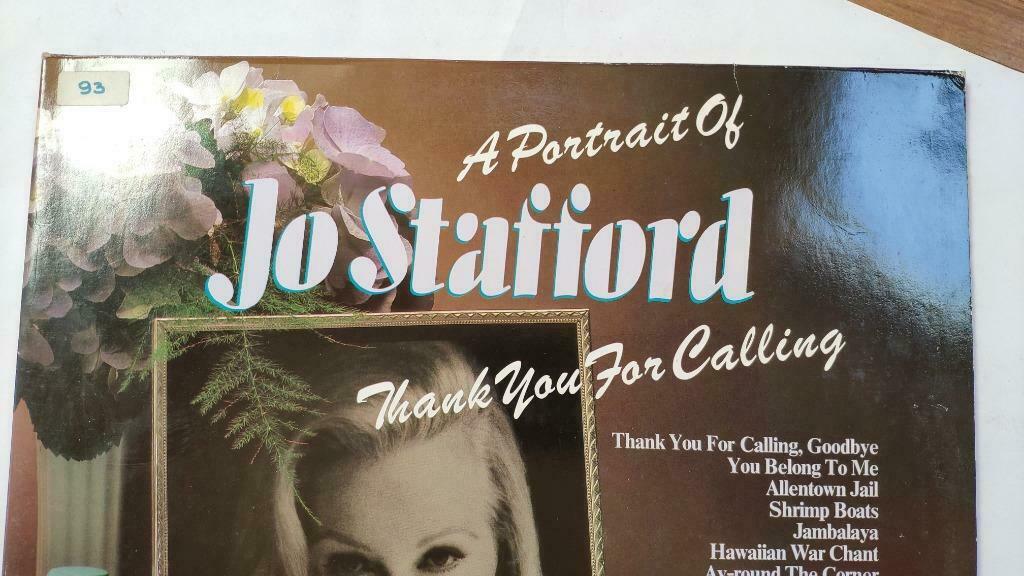 Jo Stafford ‎– Thank You For Calling  A Portrait elpee LP, Enlèvement ou Envoi, 12 pouces, Autres genres