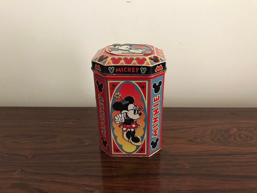 Disney Minnie & Mickey Mouse blik blikken doos, Ophalen of Verzenden, Gebruikt