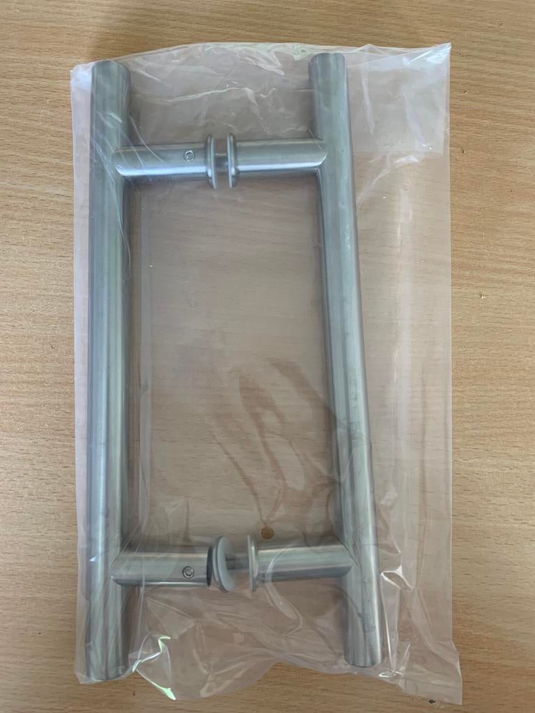 Paire de poignées de tirage pour porte en verre, Bricolage & Construction, Enlèvement ou Envoi, Comme neuf
