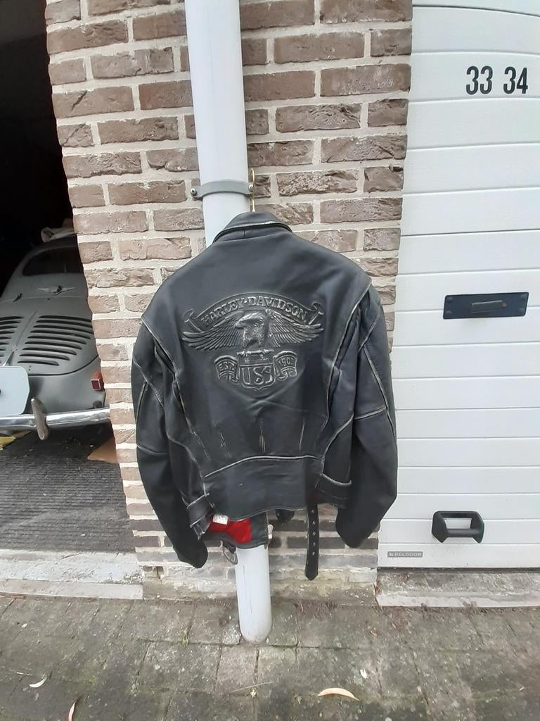 Harley vest voor vrouw, Ophalen