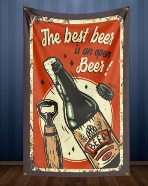 Grote vlaggen Bier decoratie (150x90cm), Diversen, Ophalen of Verzenden, Nieuw