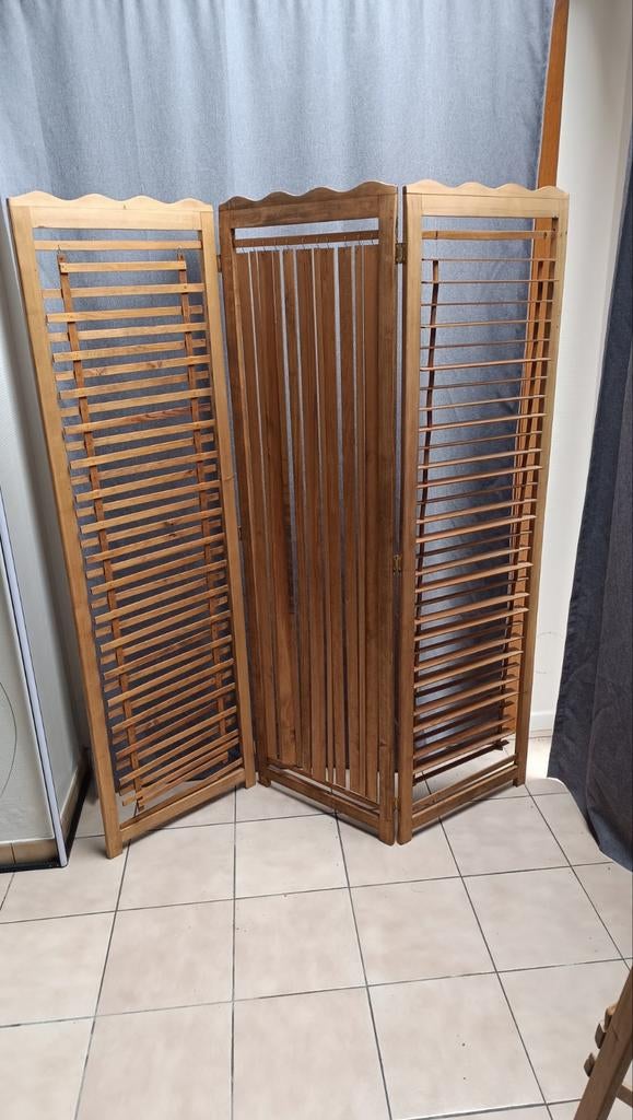 antieke houten paravent, Enlèvement, Utilisé