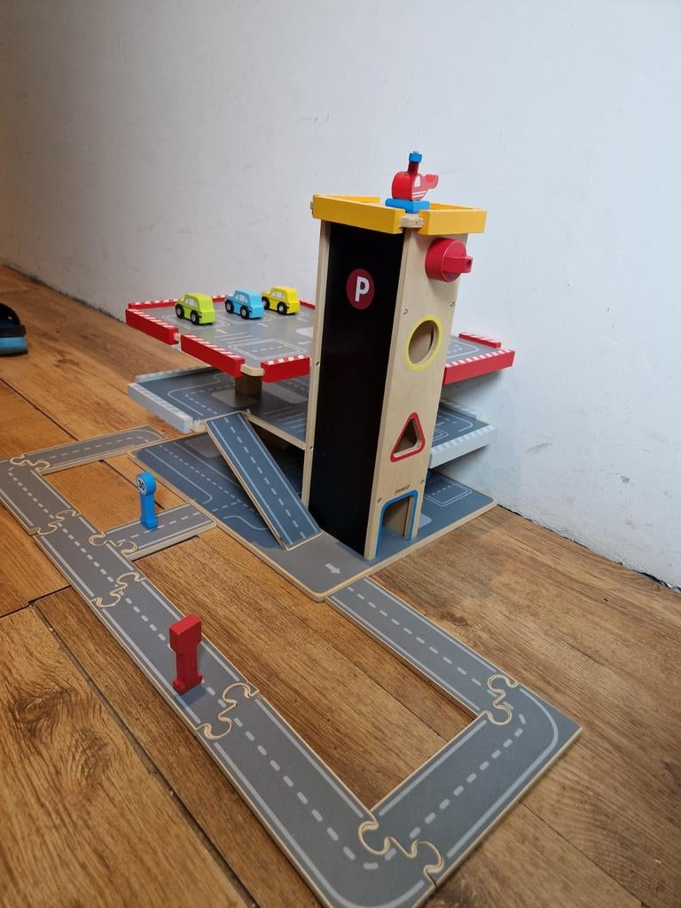 Houten garage, Ophalen