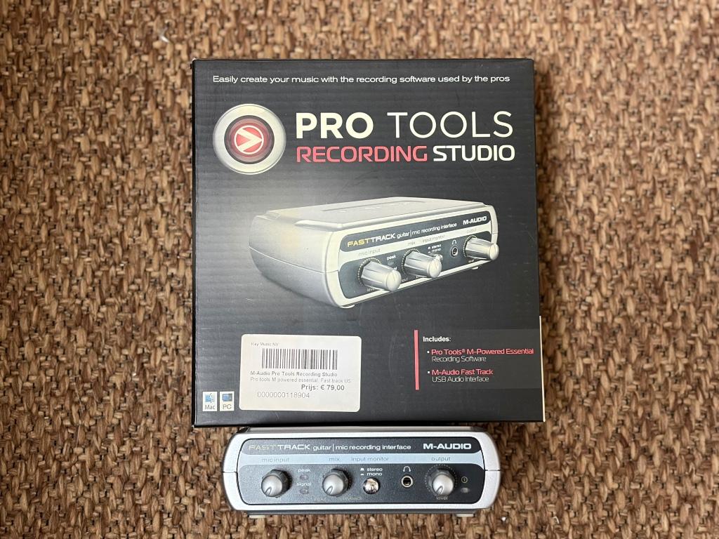 M-Audio Pro Tools Recording Studio, Muziek en Instrumenten, Ophalen of Verzenden, Gebruikt, Minder dan 5 kanalen, Microfooningang