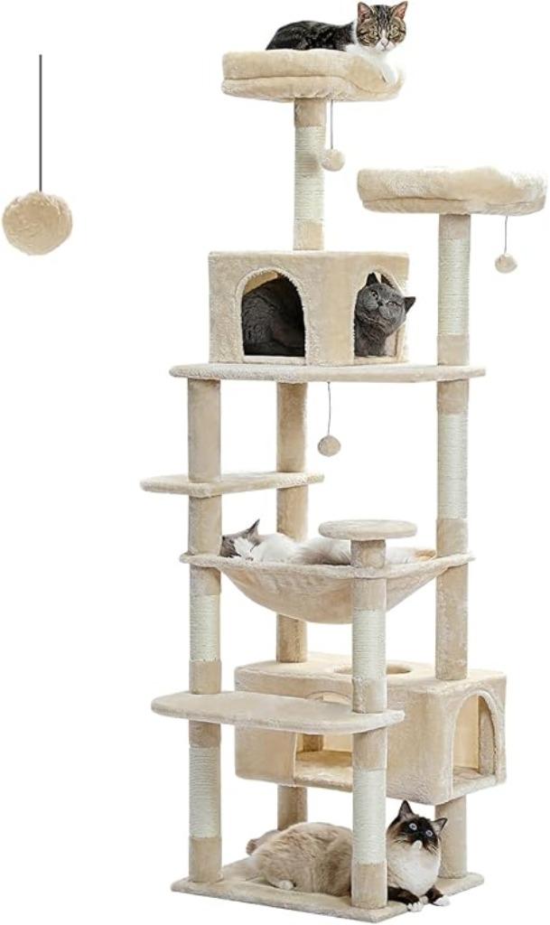 Grote krabpaal | 184 cm | kattenhuis | kattentoren | Nieuw, Dieren en Toebehoren, Krabmeubelen, Nieuw, Krabpaal, Verzenden
