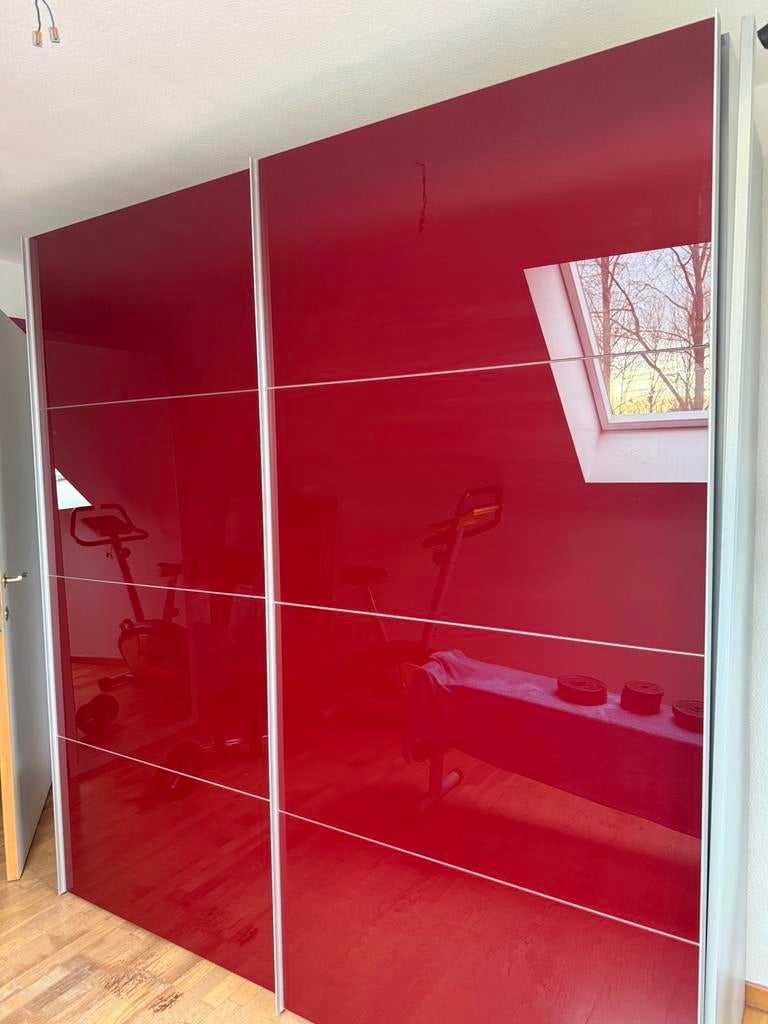 Kleerkasten, Huis en Inrichting, Kasten | Kleerkasten, Zo goed als nieuw, Glas, Ophalen