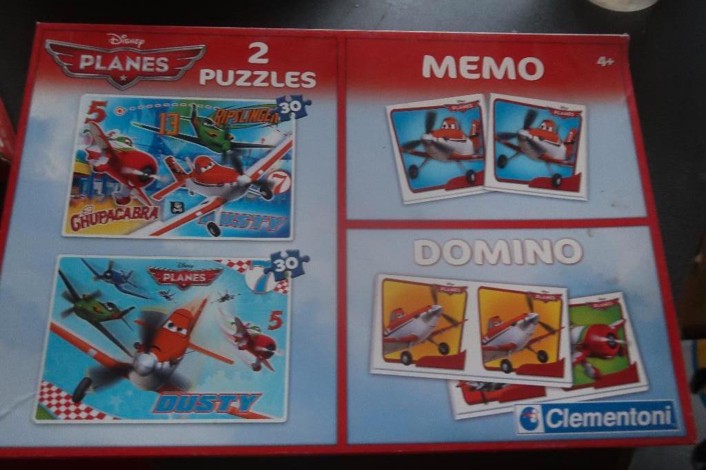 puzzel 30 stukken domino memory Planes, Ophalen of Verzenden, 10 tot 50 stukjes