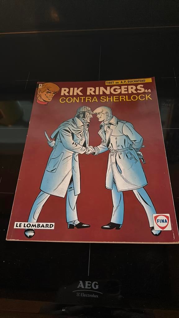 Strip Rik Ringers contra Sherlock, Boeken, Eén comic, Tibet & A.P. Duchâteau, Ophalen of Verzenden, Zo goed als nieuw