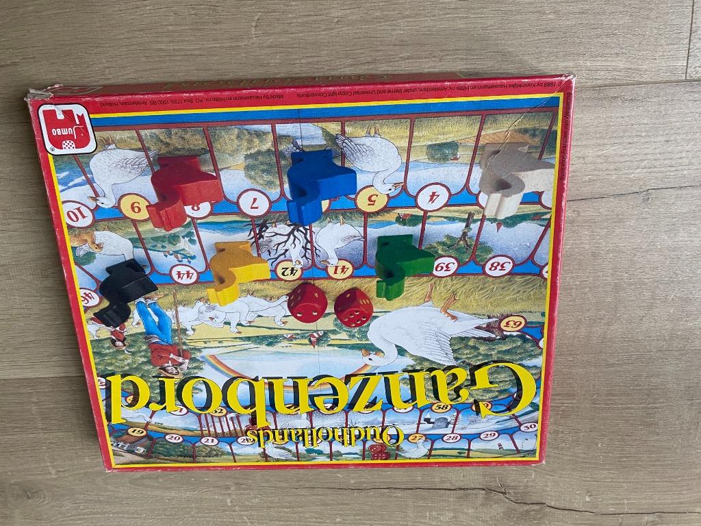 Jumbo ganzenbord (oudhollands) voor 6 spelers, 1 ou 2 joueurs, Enlèvement ou Envoi, Utilisé, Jumbo