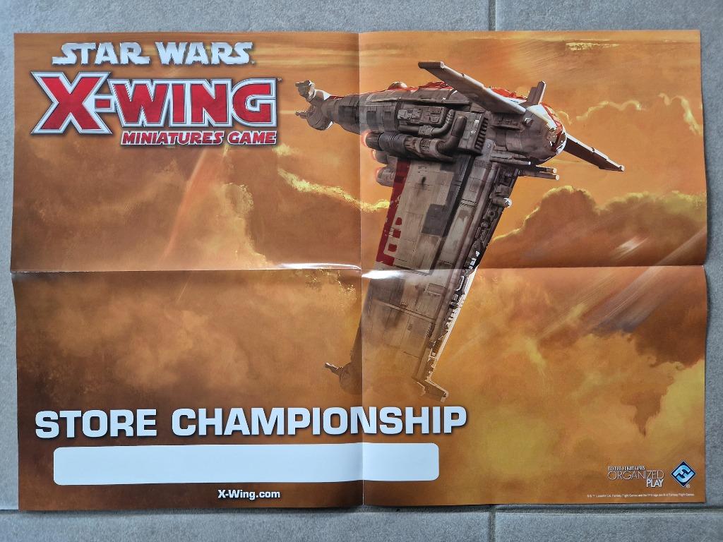 Star Wars X-Wing Resistance Bomber poster, Ophalen of Verzenden, Zo goed als nieuw, FFG