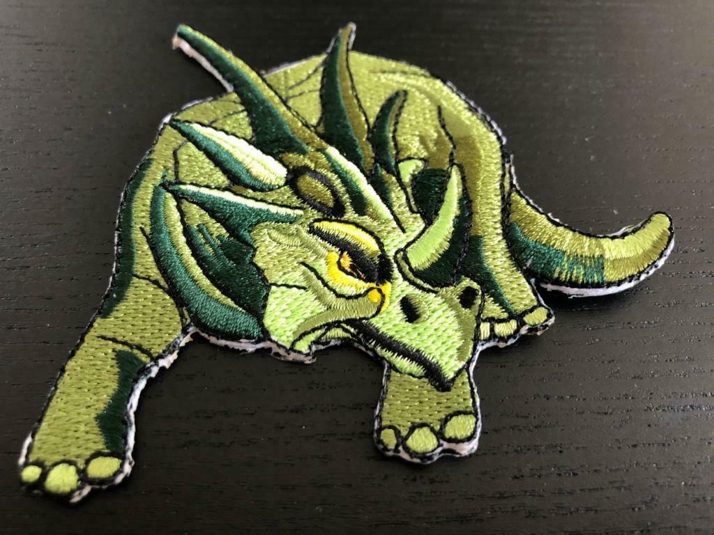 Patch thermocollant Dino Jurassic Park enfants - 97 x 85 mm, Enlèvement ou Envoi, Neuf, Zoïzo, Garçon ou Fille