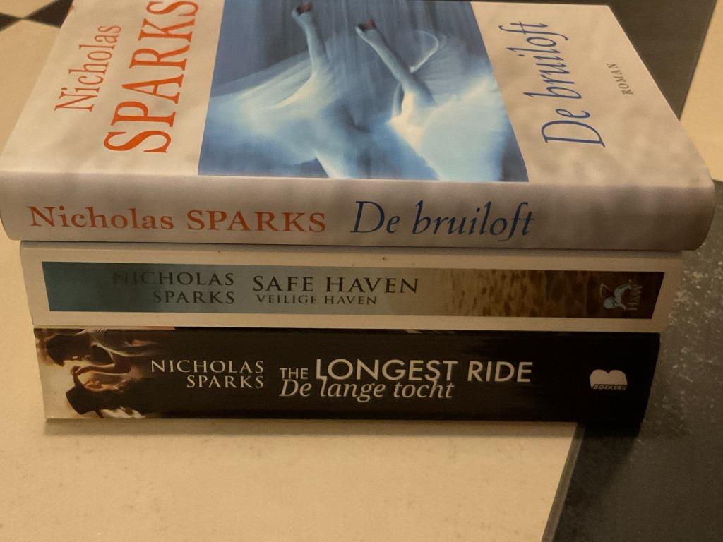 3 boeken Nicholas Sparks - Romans (Nederlandstalig), Boeken, Ophalen of Verzenden, Gelezen, Nicholas Sparks