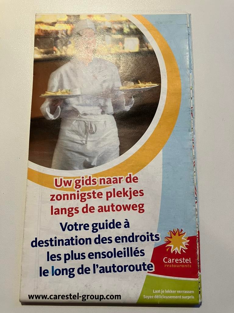 VINTAGE Carestel-wegenkaart België., Boeken, Ophalen of Verzenden