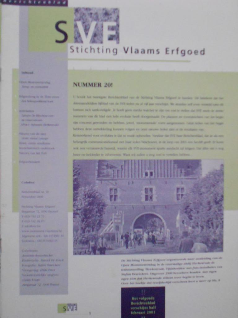 Stichting Vlaams - Erfgoed Erfwoord - Erfgoed Vlaanderen, Ophalen of Verzenden, 1980 tot heden, Tijdschrift