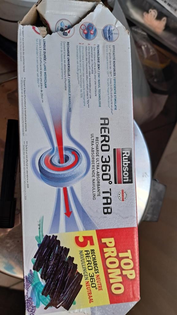 Tabletten vochtvreter, Ophalen, Overige typen