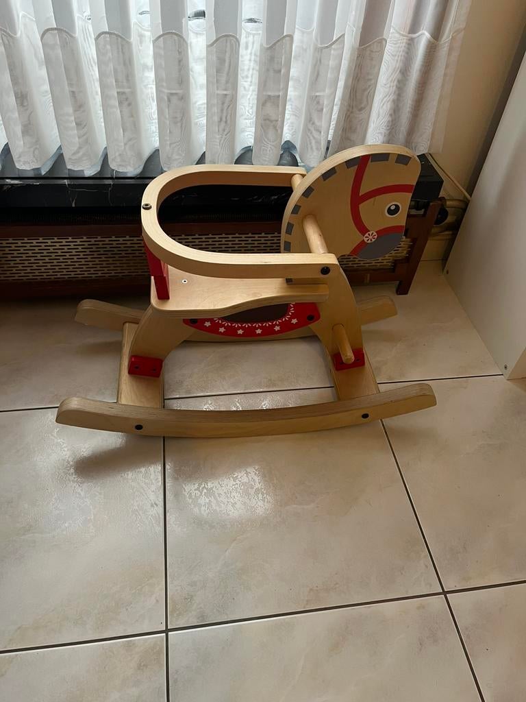 Houten hobbelpaard bandits and angels, Kinderen en Baby's, Ophalen of Verzenden, Gebruikt