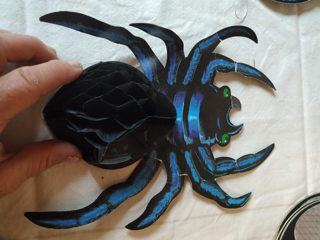 halloween papieren spinnen om open te vouwen en te hangen, Enlèvement ou Envoi