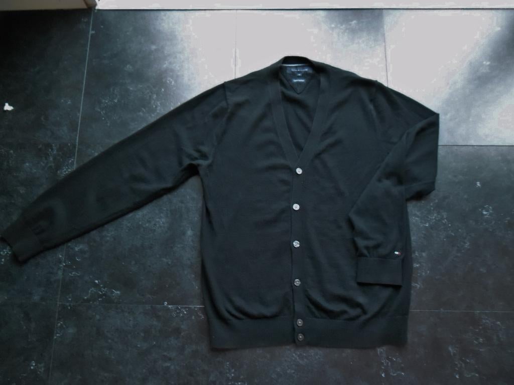 Tommy Hilfiger Cardigan zwart maat Small, Ophalen of Verzenden, Zo goed als nieuw, Zwart, Tommy hilfiger