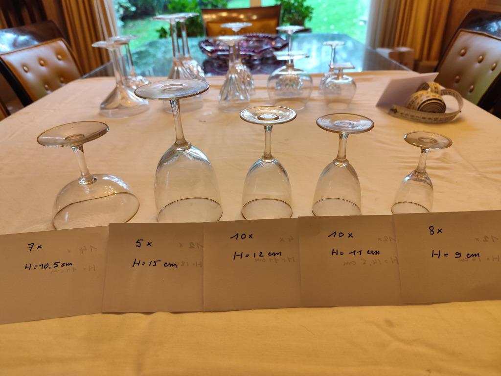 Service de verres en cristal Val Saint Lambert, Ophalen, Zo goed als nieuw