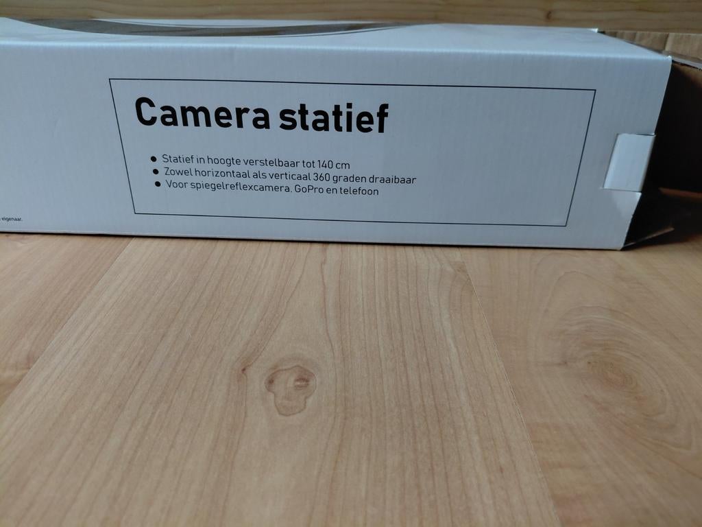 Camerastatief, verstelbaar in hoogte, Ophalen of Verzenden, Nieuw