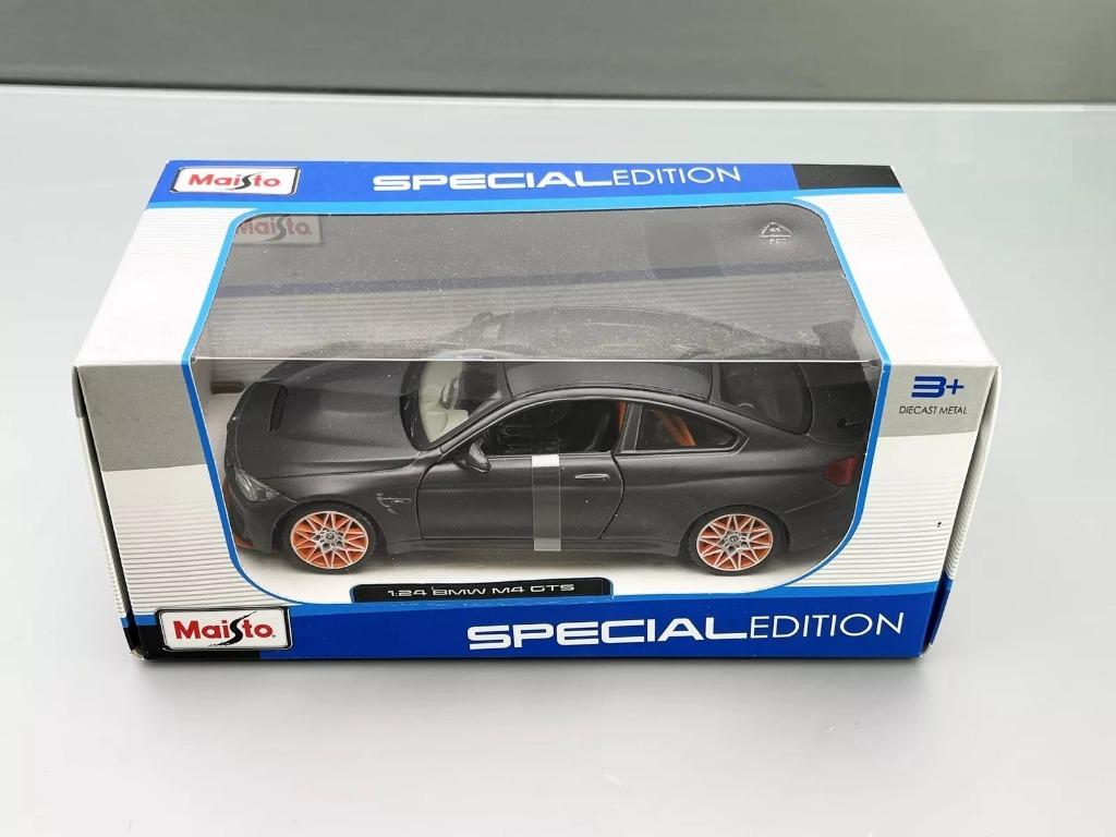 1:24 Maisto 31246 BMW M4 GTS Coupé matzwart, Hobby en Vrije tijd, Ophalen of Verzenden, Zo goed als nieuw, Auto, Maisto