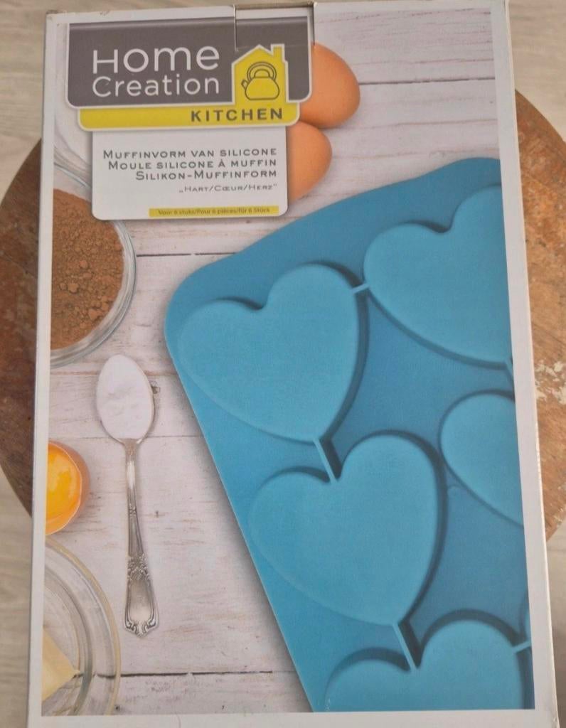 Moule silicone muffins - 6 pièces - neuf, Ophalen of Verzenden, Nieuw, Bakvorm