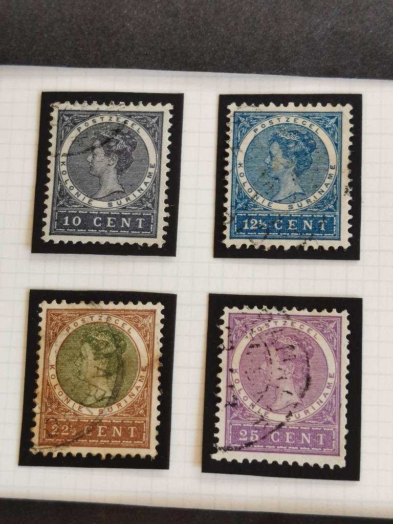 Suriname 1904 - Koningin Wilhelmina, Ophalen of Verzenden, Gestempeld