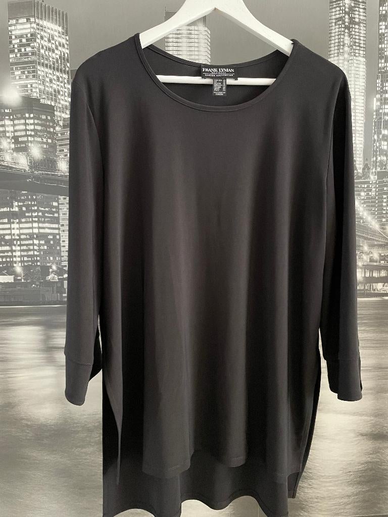 zwart T-shirt Frank Lyman Design 48-50, Frank Lyman Design, Verzenden, Zwart, Maat 46/48 (XL) of groter