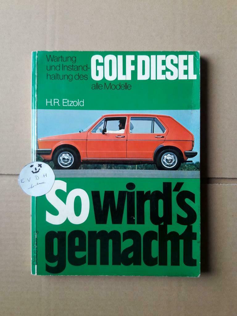 Volkswagen Vw Golf Diesel vraagbaak manual, Auto diversen, Handleidingen en Instructieboekjes, Ophalen of Verzenden