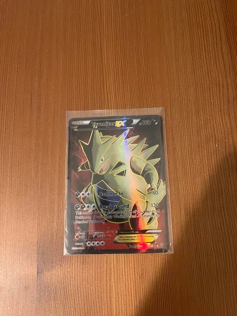 Carte Pokémon très rare Tyranitar Ex, Enlèvement ou Envoi, Comme neuf