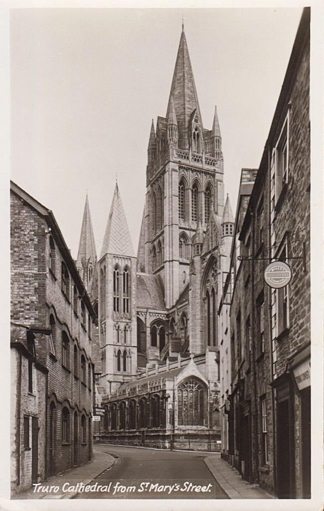 UK: Engeland - Truro Cathedral from St. Mary's Street, Verzenden, Ongelopen, Engeland