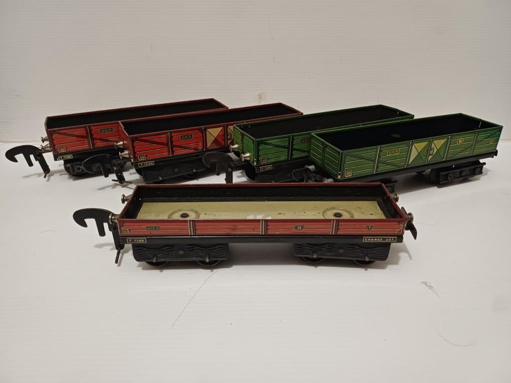 Gils lage bakwagens, Hobby & Loisirs créatifs, Trains miniatures | Échelles Autre, Autres marques, Enlèvement ou Envoi, Wagon
