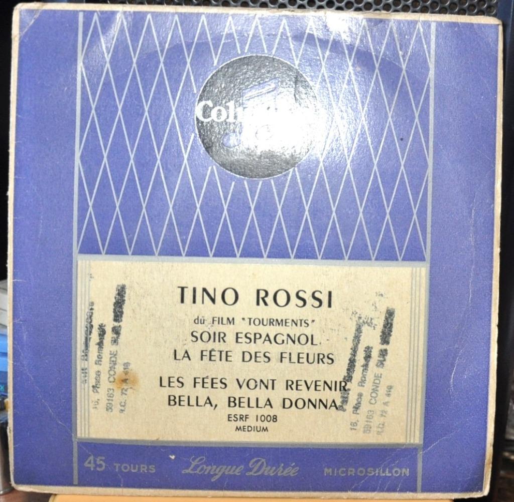 disque vintage  45 tours tino rossi   (x20190), Cd's en Dvd's, Vinyl | Overige Vinyl, Ophalen of Verzenden, Gebruikt