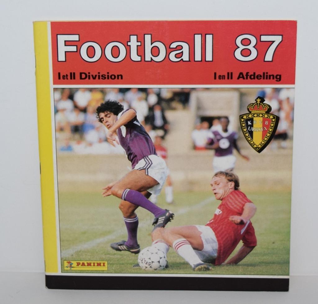 Panini/Football 87/Album vide + bon de commande, Envoi, Comme neuf, Affiche, Image ou Autocollant