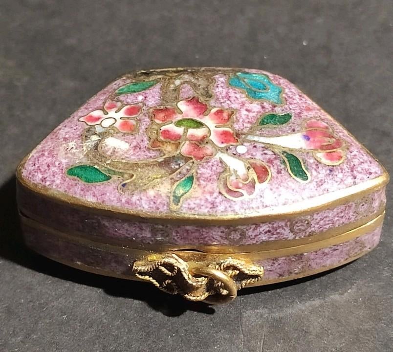 Vintage Cloisonne Burgandy, Antiek en Kunst, Ophalen of Verzenden