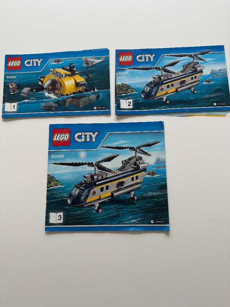 LEGO City - 60093 Diepzee Helicopter, Kinderen en Baby's, Speelgoed | Duplo en Lego, Ophalen, Gebruikt, Complete set, Lego