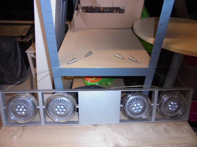 led spots met armatuur, Ophalen, Gebruikt, Metaal of Aluminium, Led