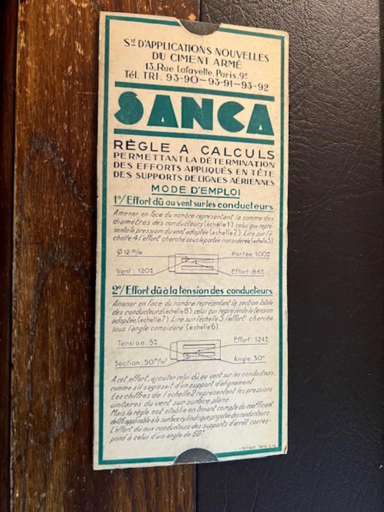 Ancienne calculatrice Sanca Beton, modèle plus petit, Enlèvement