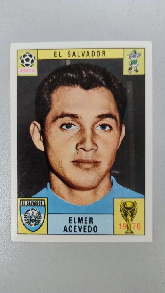 Panini Mexico 70: El Salvador - Elmer Acevedo., Enlèvement ou Envoi, Comme neuf