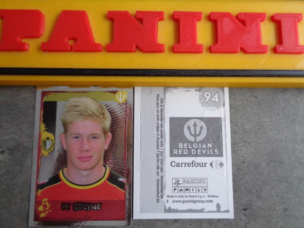 DE BRUYNE KEVIN AUTOCOLLANT CARREFOUR/PANINI FOOTBALL, Enlèvement ou Envoi, Autocollant