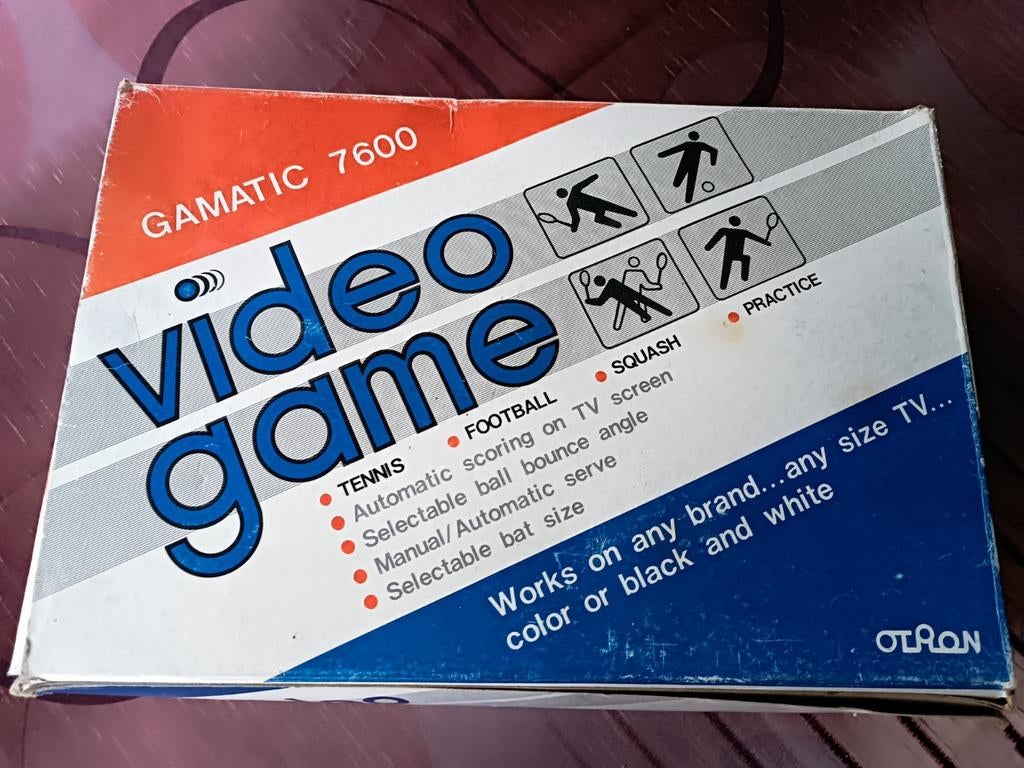 Jeu vidéo ancien Gamatic 7600, année 1976. Collectionneur, Enlèvement
