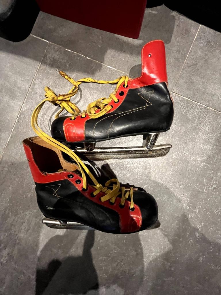 patins sur glace Vintage, Enlèvement ou Envoi, Utilisé