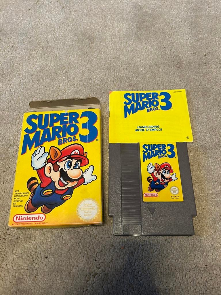 Super Mario Bros 3 - Nintendo NES - Compleet, Consoles de jeu & Jeux vidéo, Enlèvement ou Envoi, Utilisé