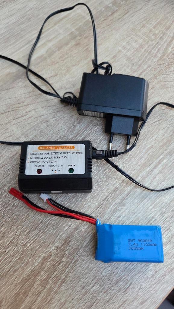 Lader voor R/C 7.4V batterijen, Hobby en Vrije tijd, Ophalen of Verzenden, Zo goed als nieuw