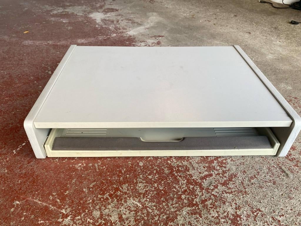 Support en plastique vintage pour rangement ordinateur, Informatique & Logiciels, Enlèvement, Comme neuf