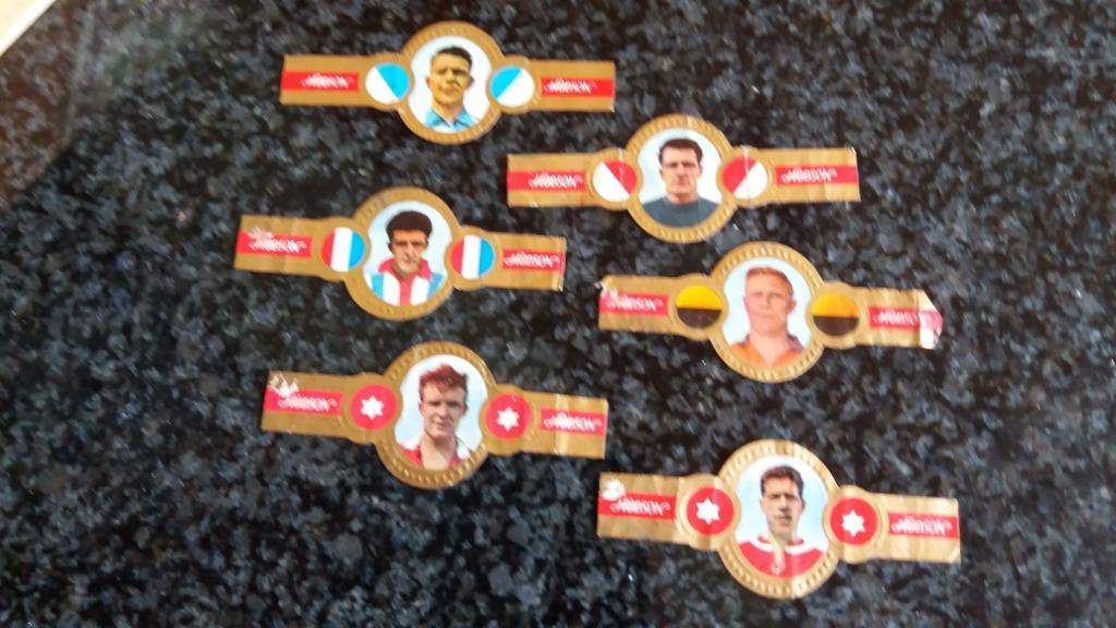 oude sigarenbandjes voetballers Maastricht, Ophalen of Verzenden, Zo goed als nieuw, Sigarenbandjes