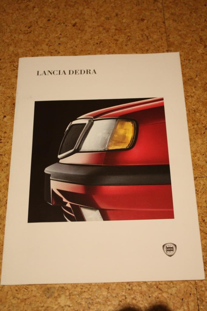 Lancia Dedra brochure, Enlèvement ou Envoi, Comme neuf, Dépliant