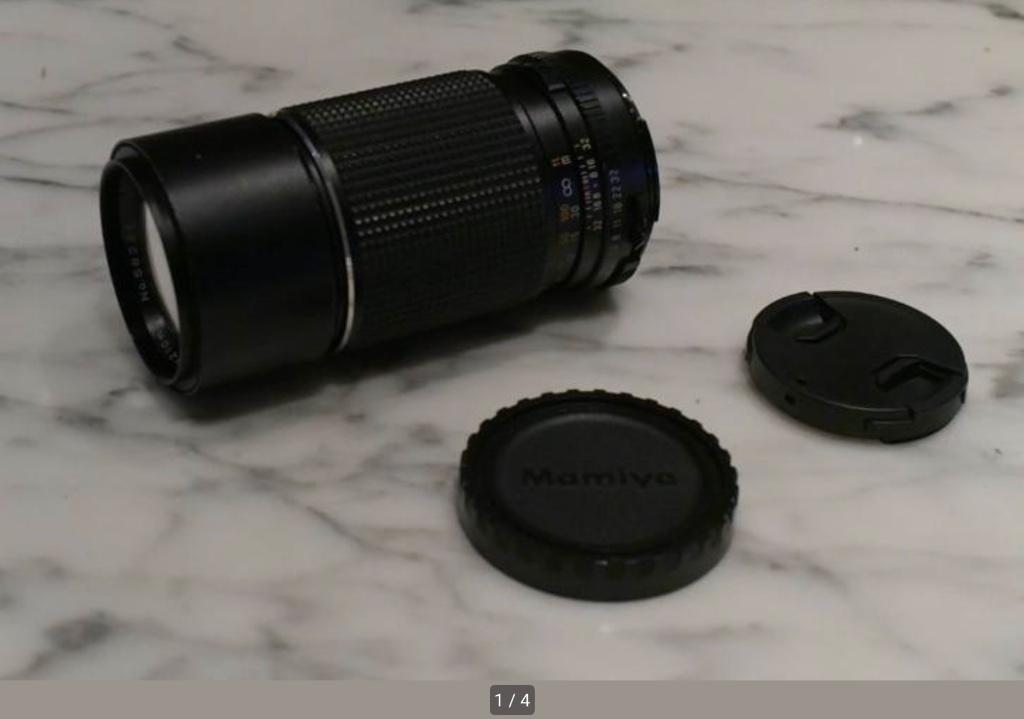 Mamiya Sekor C 210mm/f 4 M645, Ophalen of Verzenden, 1980 tot heden, Lens of Lenzen