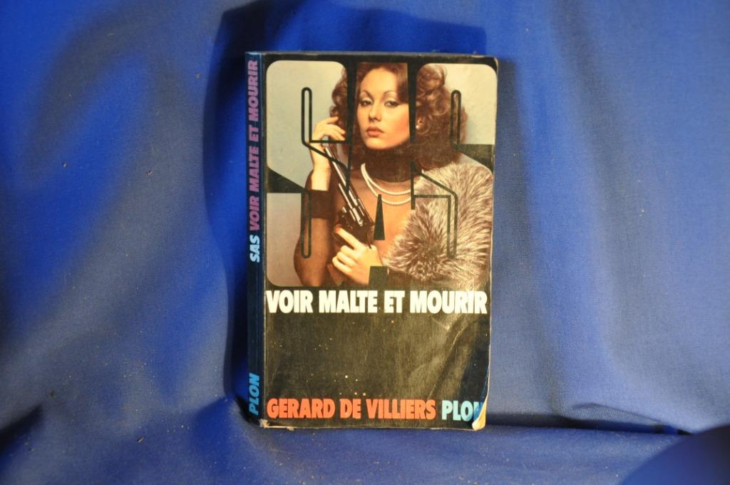 livre roman s.a.s. voir malte et mourir (002), Enlèvement ou Envoi, Utilisé, Gerard de villiers
